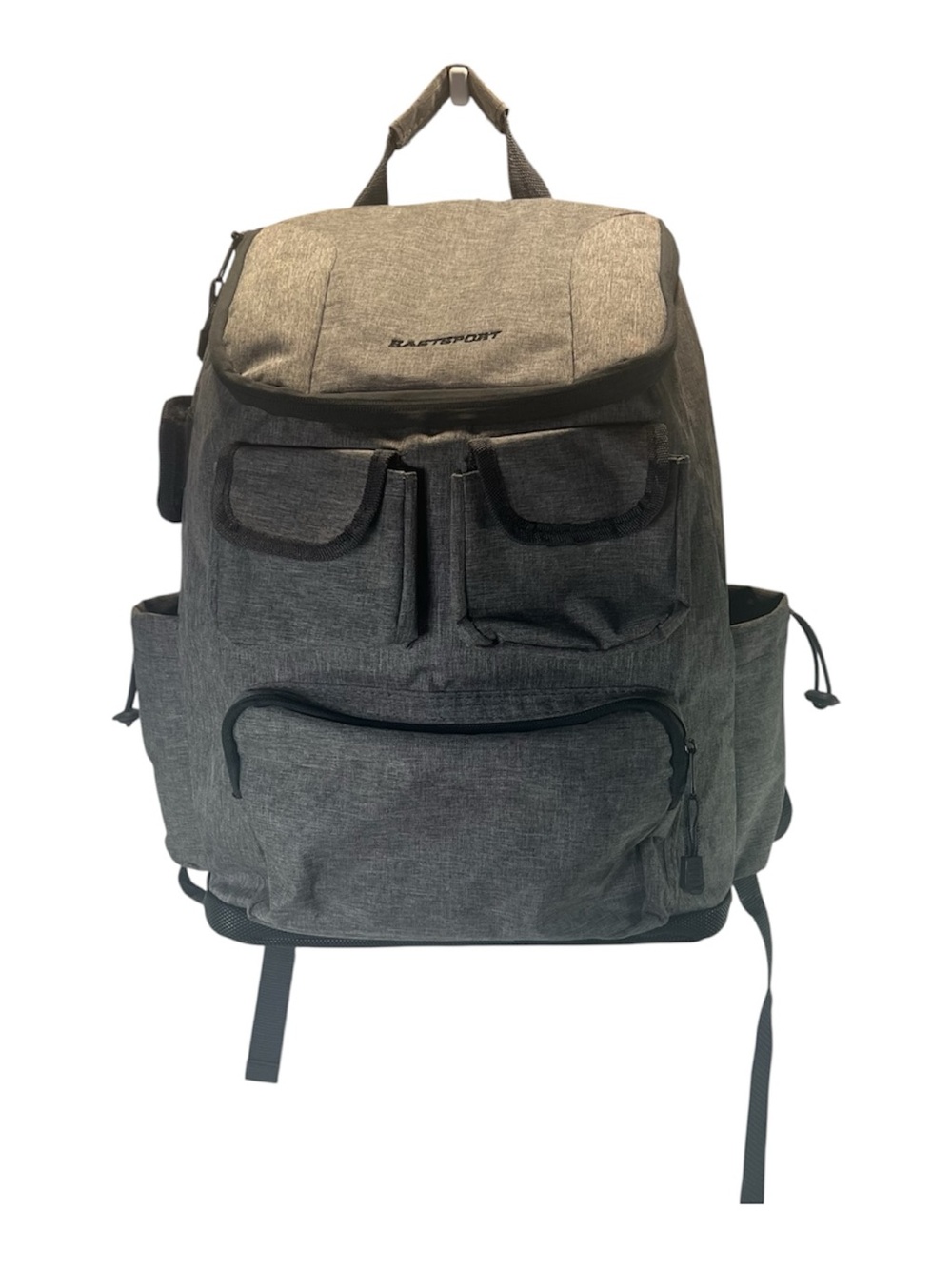 Eastsport 18" Gray Utility Backpack Multi-Pocket Top Loader School Travel Bag